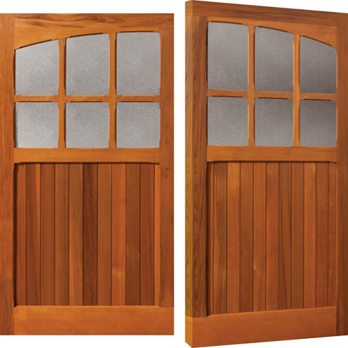 Woodrite Taplow side hinged timber garage door
