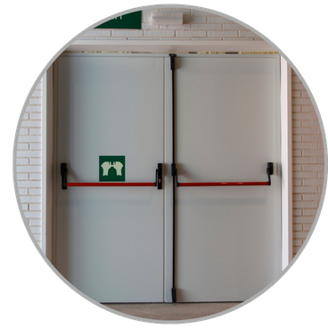 Steel fire rated doorsets